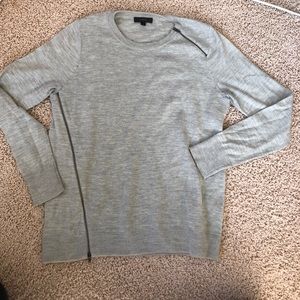 J. Crew Gray Wool Sweater